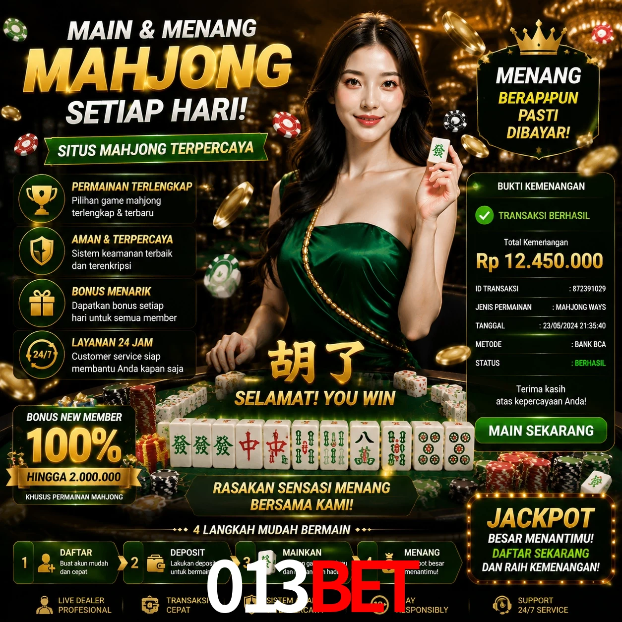 Ganhar e sacar na 013bet